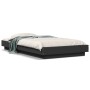 Estructura cama con luces LED madera ingeniería negro 75x190 cm de vidaXL, Camas y somieres - Ref: Foro24-3281155, Precio: 14...