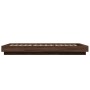 Estructura cama con luces LED madera marrón roble 75x190 cm de vidaXL, Camas y somieres - Ref: Foro24-3281160, Precio: 144,30...