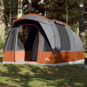 Tienda de campaña túnel 3 personas impermeable gris y naranja de vidaXL, Tiendas de campaña - Ref: Foro24-94624, Precio: 188,...