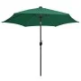 Sombrilla con luces LED y palo de aluminio verde 300 cm de vidaXL, Sombrillas - Ref: Foro24-47360, Precio: 111,21 €, Descuent...