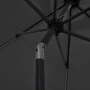 Sombrilla con luces LED y palo de aluminio gris antracita 300cm de vidaXL, Sombrillas - Ref: Foro24-47362, Precio: 114,01 €, ...