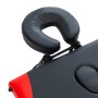 Camilla de masaje plegable 3 zonas aluminio negro y rojo de vidaXL, Mesas de masaje - Ref: Foro24-110238, Precio: 174,62 €, D...