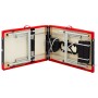 Camilla de masaje plegable 3 zonas aluminio negro y rojo de vidaXL, Mesas de masaje - Ref: Foro24-110238, Precio: 174,62 €, D...