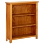 vidaX Estantería de 3 niveles de madera maciza de roble 70x22,5x82 cm en Librerías y estanterías | Comprar online en Foru.es