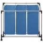 Separador de colada con 3 bolsas acero azul de vidaXL, Cestas para ropa - Ref: Foro24-288331, Precio: 34,57 €, Descuento: %