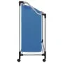 Separador de colada con 3 bolsas acero azul de vidaXL, Cestas para ropa - Ref: Foro24-288331, Precio: 34,57 €, Descuento: %