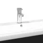 Mueble de baño con lavabo integrado negro de vidaXL, Tocadores de baño - Ref: Foro24-3278795, Precio: 349,17 €, Descuento: %
