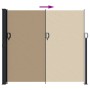 Toldo lateral retráctil gris taupe 180x600 cm de vidaXL, Sombrillas - Ref: Foro24-4004544, Precio: 130,08 €, Descuento: %
