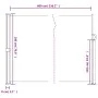 Toldo lateral retráctil gris taupe 180x600 cm de vidaXL, Sombrillas - Ref: Foro24-4004544, Precio: 126,92 €, Descuento: %