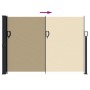 Toldo lateral retráctil beige 140x600 cm de vidaXL, Sombrillas - Ref: Foro24-4004510, Precio: 118,04 €, Descuento: %