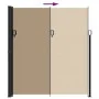 Toldo lateral retráctil gris taupe 220x300 cm de vidaXL, Sombrillas - Ref: Foro24-4004379, Precio: 124,71 €, Descuento: %
