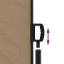 Toldo lateral retráctil gris taupe 220x300 cm de vidaXL, Sombrillas - Ref: Foro24-4004379, Precio: 124,71 €, Descuento: %