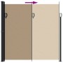 Toldo lateral retráctil gris taupe 200x300 cm de vidaXL, Sombrillas - Ref: Foro24-4004364, Precio: 116,34 €, Descuento: %