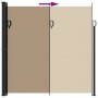 Toldo lateral retráctil gris taupe 200x600 cm de vidaXL, Sombrillas - Ref: Foro24-4004559, Precio: 139,48 €, Descuento: %
