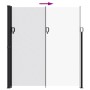 Toldo lateral retráctil blanco 220x600 cm de vidaXL, Sombrillas - Ref: Foro24-4004571, Precio: 136,92 €, Descuento: %