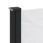 Toldo lateral retráctil blanco 220x600 cm de vidaXL, Sombrillas - Ref: Foro24-4004571, Precio: 136,92 €, Descuento: %