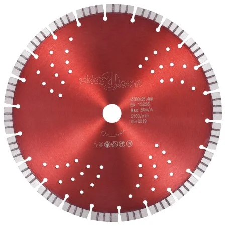Disco de corte de diamante con turbo y agujeros acero 300 mm de vidaXL, Hojas de sierra - Ref: Foro24-143233, Precio: 40,18 €...