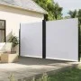 Toldo lateral retráctil blanco 200x600 cm de vidaXL, Sombrillas - Ref: Foro24-4004661, Precio: 150,66 €, Descuento: %