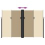 Toldo lateral retráctil beige 220x600 cm de vidaXL, Sombrillas - Ref: Foro24-4004675, Precio: 160,71 €, Descuento: %