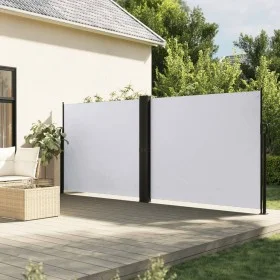 Toldo lateral retráctil blanco 180x1000 cm de vidaXL, Sombrillas - Ref: Foro24-4004751, Precio: 153,32 €, Descuento: %