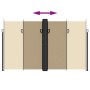 Toldo lateral retráctil beige 200x1200 cm de vidaXL, Sombrillas - Ref: Foro24-4004855, Precio: 178,16 €, Descuento: %