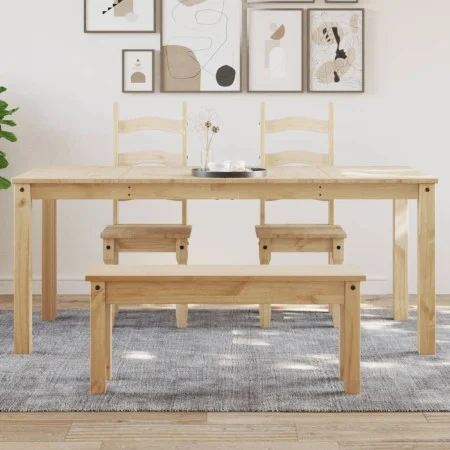 Mesa de comedor Panama madera maciza de pino 180x90x75 cm de vidaXL, Mesas de cocina y de comedor - Ref: Foro24-4005708, Prec...