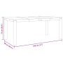 Mesa de comedor Panama madera maciza de pino 180x90x75 cm de vidaXL, Mesas de cocina y de comedor - Ref: Foro24-4005708, Prec...
