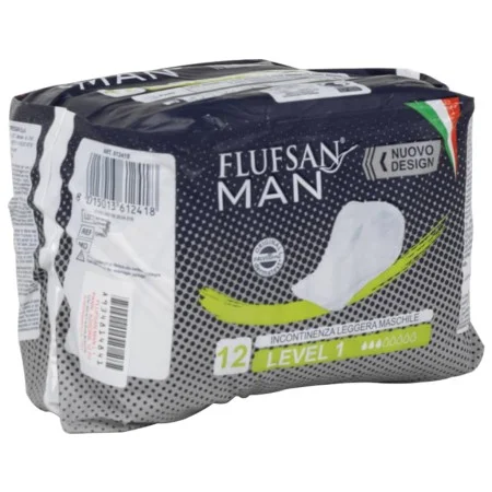 Flufsan Compresa protectora absorbente de hombre Nivel 1 96 uds de vidaXL, Productos para la incontinencia - Ref: Foro24-4008...