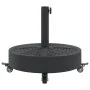 Base de sombrilla redonda con ruedas para palo Ø38/48 mm 27 kg de vidaXL, Bases para sombrillas - Ref: Foro24-4007985, Precio...