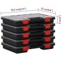 Accessory boxes 10 units polypropylene 34.5x25x5 cm by vidaXL, Toolboxes - Ref: Foro24-3106443, Price: 83,16 €, Discount: %