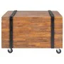 Teak wood side table 60x60x38 cm by vidaXL, Side tables - Ref: Foro24-244515, Price: 84,18 €, Discount: %