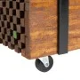 Teak wood side table 60x60x38 cm by vidaXL, Side tables - Ref: Foro24-244515, Price: 84,18 €, Discount: %