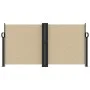 Toldo lateral retráctil beige 120x600 cm de vidaXL, Sombrillas - Ref: Foro24-4004600, Precio: 114,21 €, Descuento: %