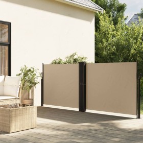 Toldo lateral retráctil beige 120x1000 cm de vidaXL, Sombrillas - Ref: Foro24-4004705, Precio: 116,87 €, Descuento: %
