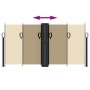 Toldo lateral retráctil beige 120x1000 cm de vidaXL, Sombrillas - Ref: Foro24-4004705, Precio: 116,87 €, Descuento: %