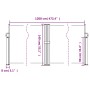 Toldo lateral retráctil verde oscuro 140x1200 cm de vidaXL, Sombrillas - Ref: Foro24-4004815, Precio: 140,59 €, Descuento: %