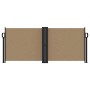 Toldo lateral retráctil gris taupe 100x1000 cm de vidaXL, Sombrillas - Ref: Foro24-4004694, Precio: 112,26 €, Descuento: %