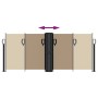 Toldo lateral retráctil gris taupe 100x1000 cm de vidaXL, Sombrillas - Ref: Foro24-4004694, Precio: 112,26 €, Descuento: %