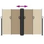 Toldo lateral retráctil gris taupe 160x1200 cm de vidaXL, Sombrillas - Ref: Foro24-4004829, Precio: 149,00 €, Descuento: %