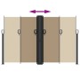 Toldo lateral retráctil gris taupe 160x1200 cm de vidaXL, Sombrillas - Ref: Foro24-4004829, Precio: 151,48 €, Descuento: %