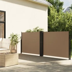 Toldo lateral retráctil gris taupe 140x1000 cm de vidaXL, Sombrillas - Ref: Foro24-4004724, Precio: 127,50 €, Descuento: %