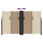 Toldo lateral retráctil gris taupe 140x1000 cm de vidaXL, Sombrillas - Ref: Foro24-4004724, Precio: 129,93 €, Descuento: %
