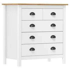 Hill bedside table solid white pine wood 79x40x80 cm by vidaXL, Sideboards - Ref: Foro24-288918, Price: 168,35 €, Discount: %