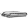 Sonoma gray wood bed frame with LED lights 150x200 cm by vidaXL, Beds and slatted bases - Ref: Foro24-3281096, Price: 187,07 ...