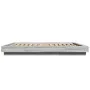 Sonoma gray wood bed frame with LED lights 150x200 cm by vidaXL, Beds and slatted bases - Ref: Foro24-3281096, Price: 187,07 ...