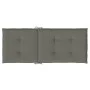Cojines para silla respaldo alto 2 uds tela gris oscuro melange de vidaXL, Cojines para sillas y sofás - Ref: Foro24-4002415,...