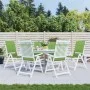 Cojines silla respaldo alto 6 uds tela verde melange 120x50x4cm de vidaXL, Cojines para sillas y sofás - Ref: Foro24-4002429,...