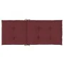 Cojines para silla respaldo alto 6 uds tela rojo tinto melange de vidaXL, Cojines para sillas y sofás - Ref: Foro24-4002441, ...
