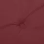 Cojines para silla respaldo alto 6 uds tela rojo tinto melange de vidaXL, Cojines para sillas y sofás - Ref: Foro24-4002441, ...