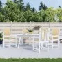 Cojines silla respaldo bajo 4 ud tela beige melange 100x50x4 cm de vidaXL, Cojines para sillas y sofás - Ref: Foro24-4002455,...